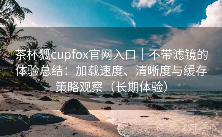 茶杯狐cupfox官网入口｜不带滤镜的体验总结：加载速度、清晰度与缓存策略观察（长期体验）