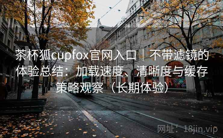 茶杯狐cupfox官网入口｜不带滤镜的体验总结：加载速度、清晰度与缓存策略观察（长期体验）