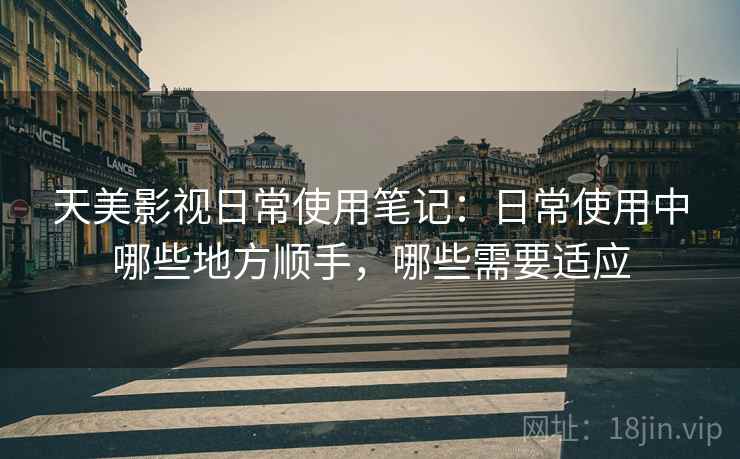天美影视日常使用笔记：日常使用中哪些地方顺手，哪些需要适应