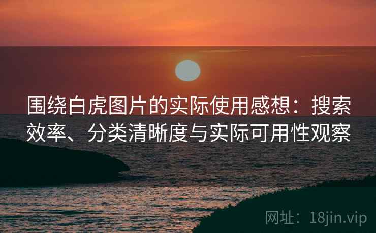围绕白虎图片的实际使用感想:搜索效率、分类清晰度与实际可用性观察 围绕白虎图片的实际使用感想:搜索效率、分类清晰度与实际可用性观察