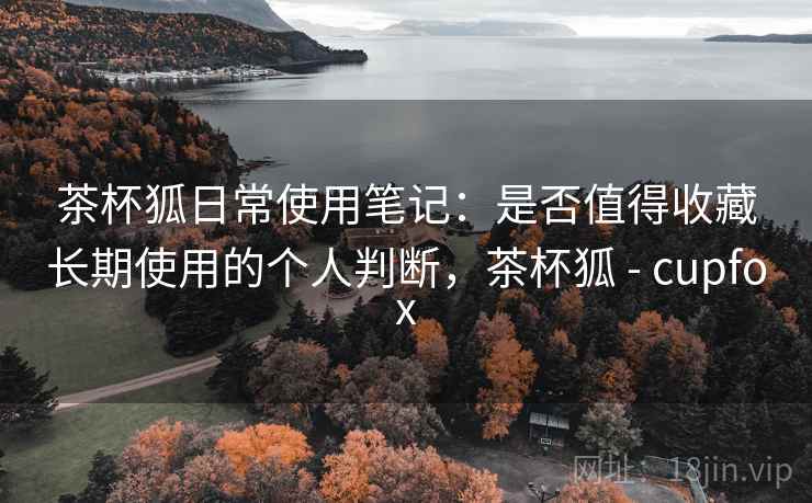 茶杯狐日常使用笔记:是否值得收藏长期使用的个人判断,茶杯狐 - cupfox 茶杯狐日常使用笔记:是否值得收藏长期使用的个人判断,茶杯狐 - cupfox