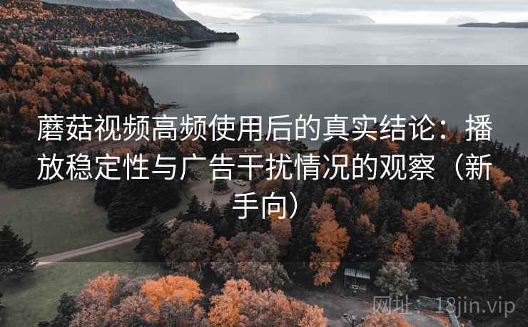 蘑菇视频高频使用后的真实结论：播放稳定性与广告干扰情况的观察（新手向）