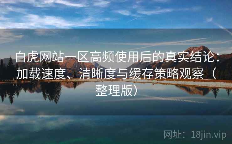 白虎网站一区高频使用后的真实结论：加载速度、清晰度与缓存策略观察（整理版）